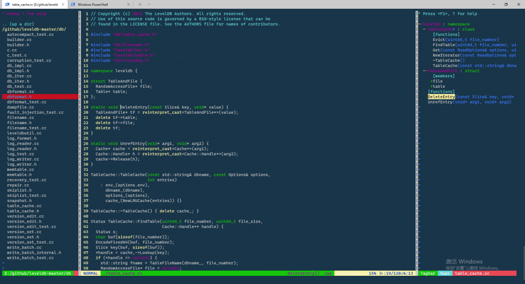 windows下gvim的使用 远方的枸杞